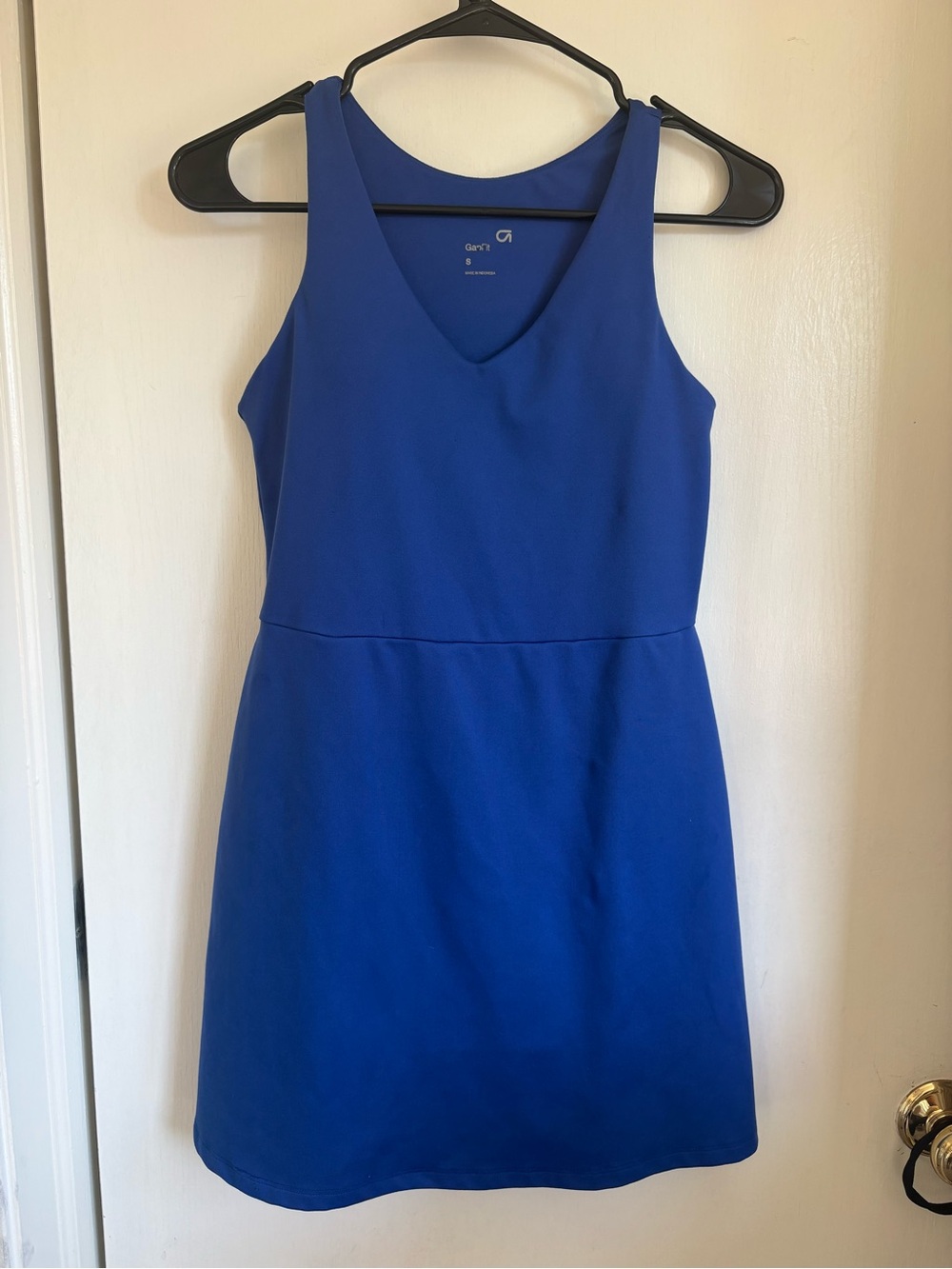 Gap Fit Athletic Tennis Golf Pickleball Cobalt Blue Dress with Built in Shorts